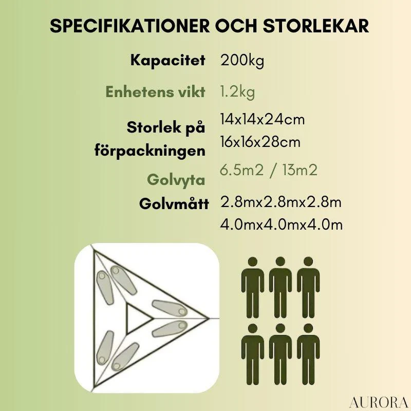 TILLFÄLLIGT 50% RABATT | CozyCrew™ - Hängmatta för flera personer - Image 5
