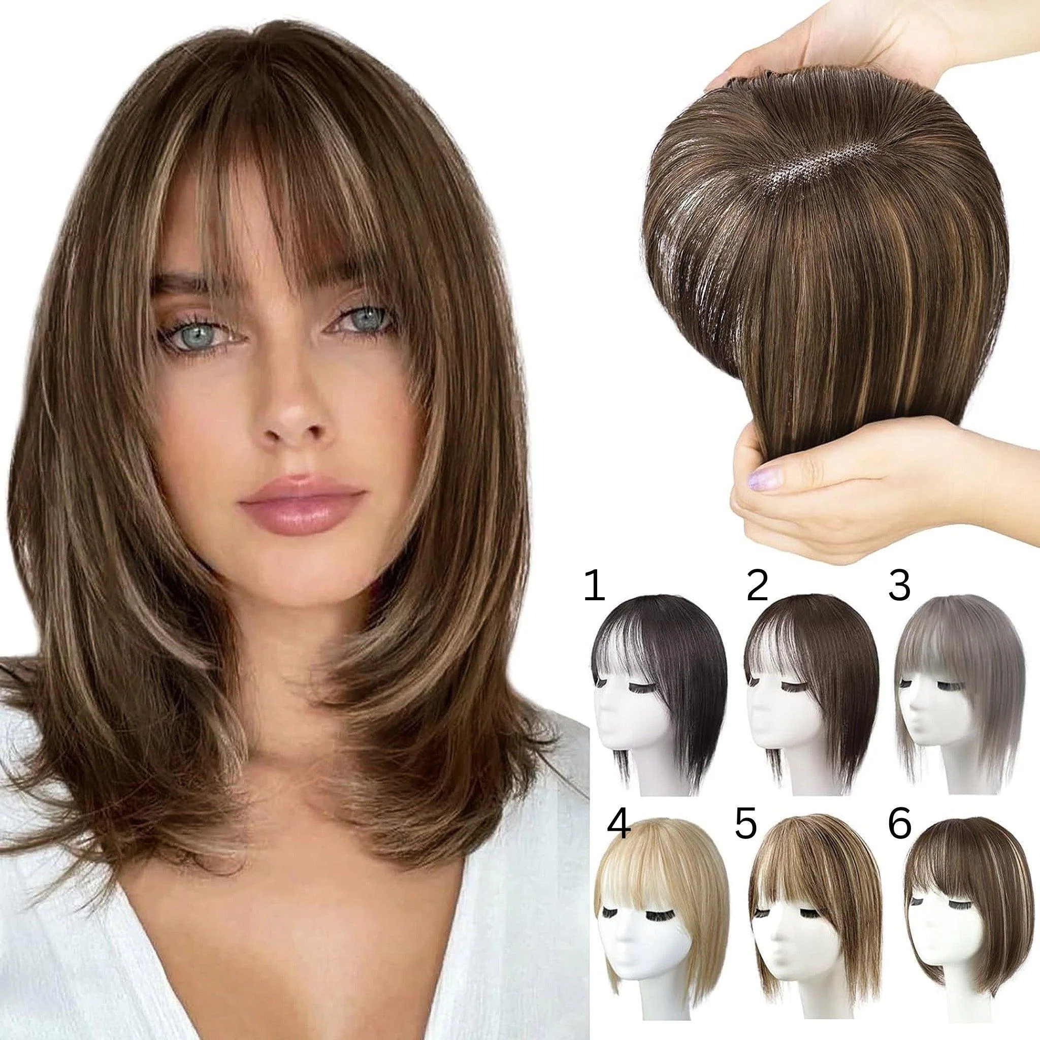 CrownLift™ | Volymgivande hårtopp peruk - Image 5