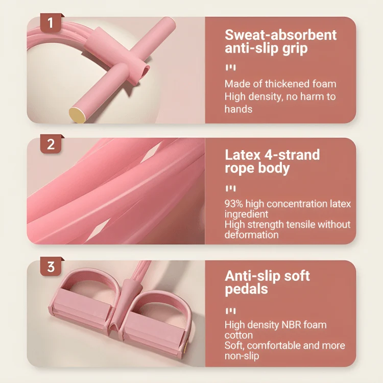 FlexiBand™ | Träningspedal med dragmotståndsband - Image 3