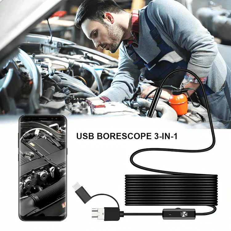 FlexiCam™ | Industriellt USB-endoskop