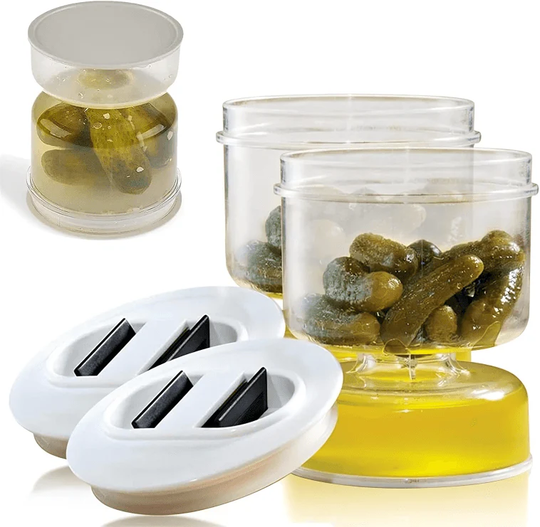 TILLFÄLLIGT 50% RABATT | FlipJar™ | Gurk- Och Olivburk Med Sil - Image 10
