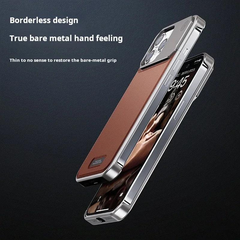 LuxeCase™ | Snyggt mobilskal i läder och aluminium - Image 2
