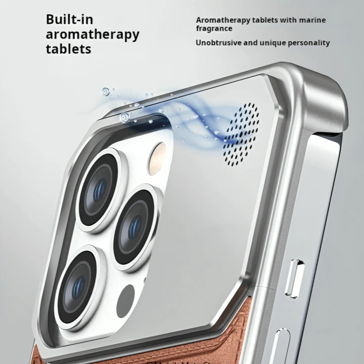 LuxeCase™ | Snyggt mobilskal i läder och aluminium - Image 4