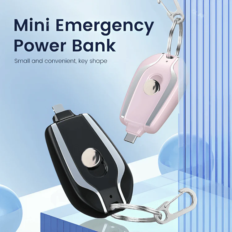 MicroPower™ | Mini powerbank med nyckelbricka
