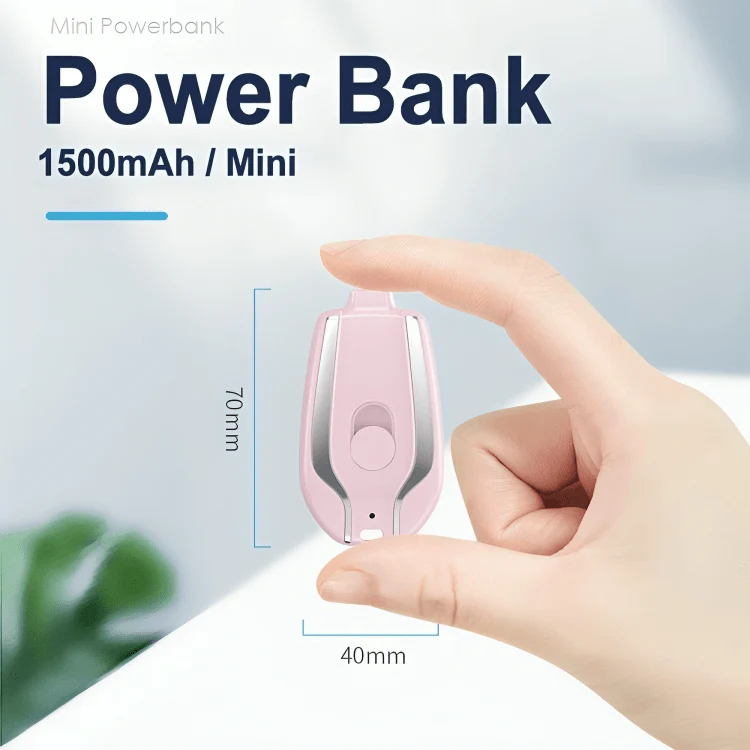 MicroPower™ | Mini powerbank med nyckelbricka - Image 8