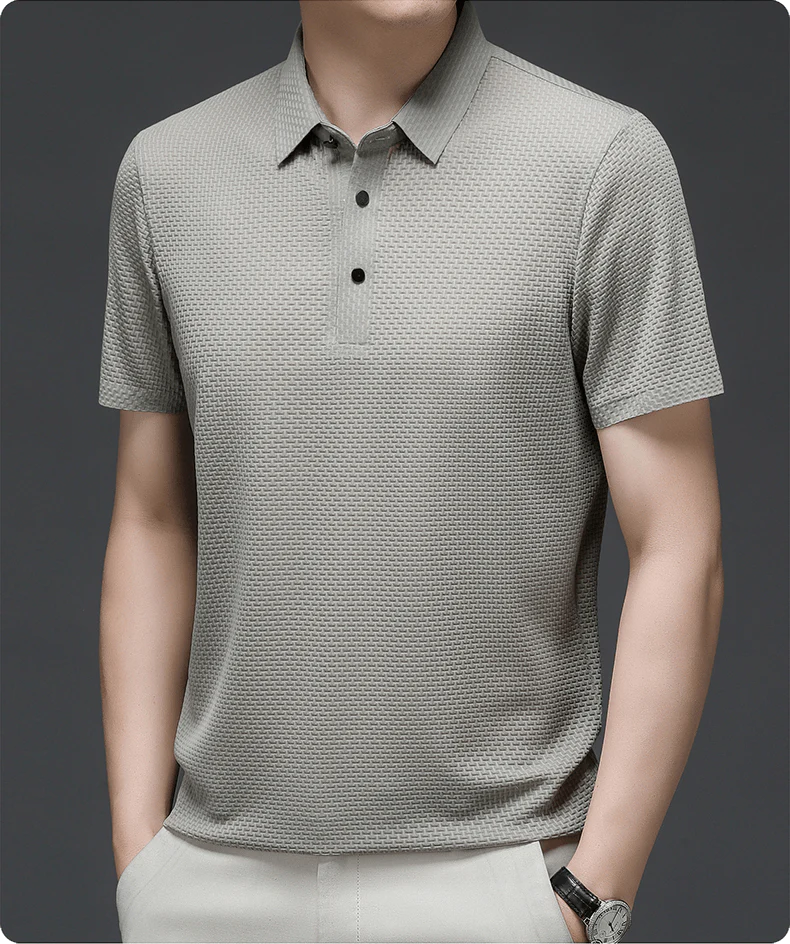Orion™ | Högkvalitativt Ice Silk Polo för män - Image 5