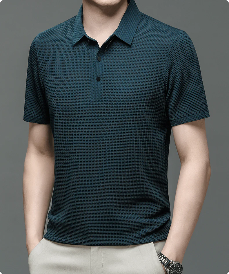 Orion™ | Högkvalitativt Ice Silk Polo för män - Image 7