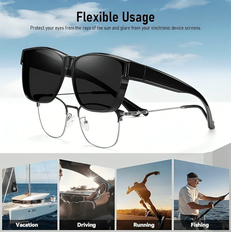 OverShades™ | Polariserade fit-over-solglasögon - Image 4