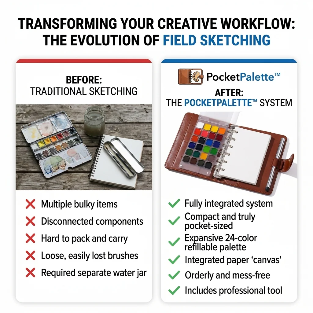 TILLFÄLLIGT 50% OFF | PocketPalette™ - Fickduk Canvas - Image 2