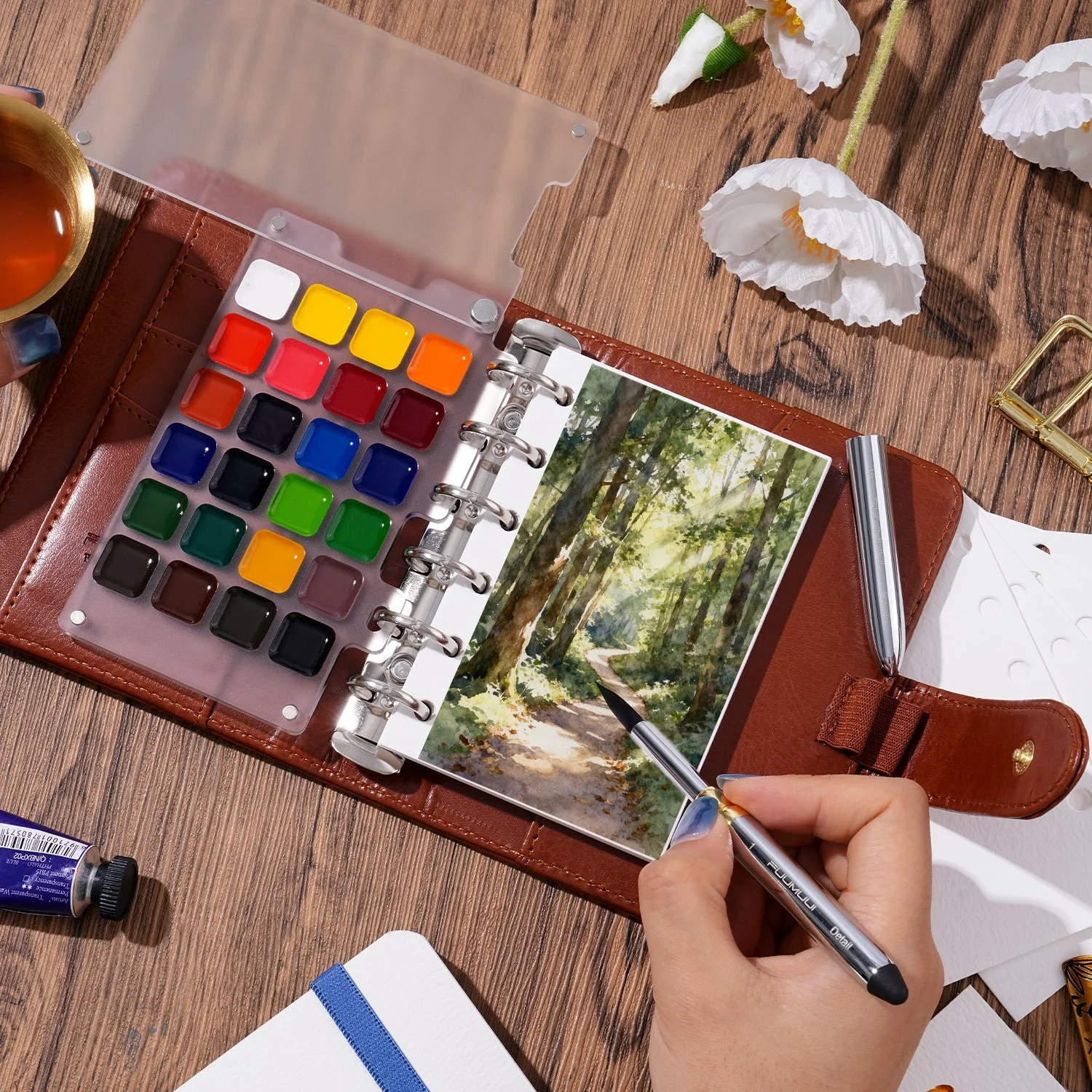TILLFÄLLIGT 50% OFF | PocketPalette™ - Fickduk Canvas - Image 8