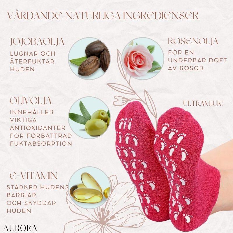 TILLFÄLLIGT 50% RABATT | PurePamper™ - Fuktighetsbevarande gelstrumpor - Image 3