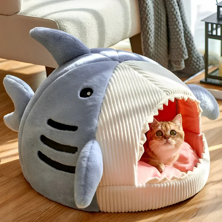TILLFÄLLIGT 50% RABATT | SharkSnug™ | Gör ditt husdjurs tupplur till en lugnande tillflyktsort! - Image 3