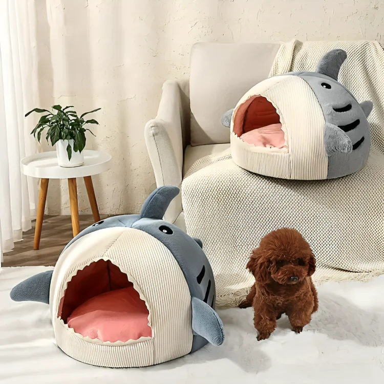 TILLFÄLLIGT 50% RABATT | SharkSnug™ | Gör ditt husdjurs tupplur till en lugnande tillflyktsort! - Image 5