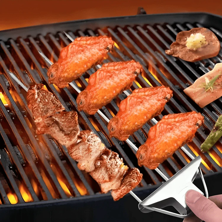 50% RABATT IDAG | SkewerPro™ |  3-VÄGS GRILLSPETT - Image 6