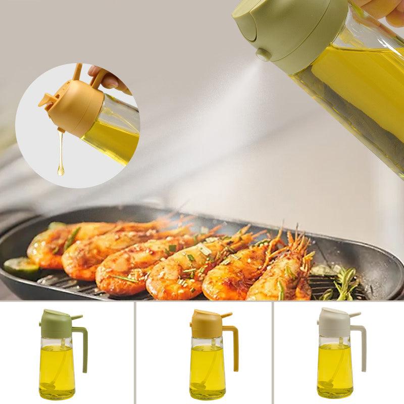 TILLFÄLLIGT 50% RABATT | Splash&Drizzle™ | 2 in 1 Sprayflaska För Olja Och Glasdispenser - Image 9
