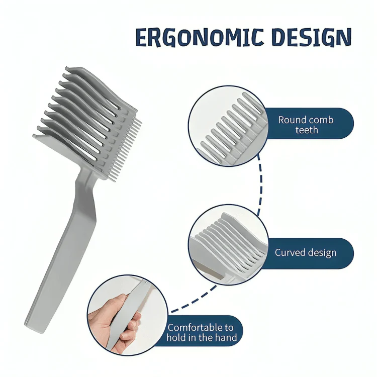 TILLFÄLLIGT 50% RABATT | StylerComb™ | Perfekt Hårkam För Män - Image 5