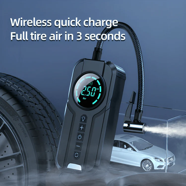 TireJet⹠| MinidÀckpump med snabb pÄfyllning - Image 2