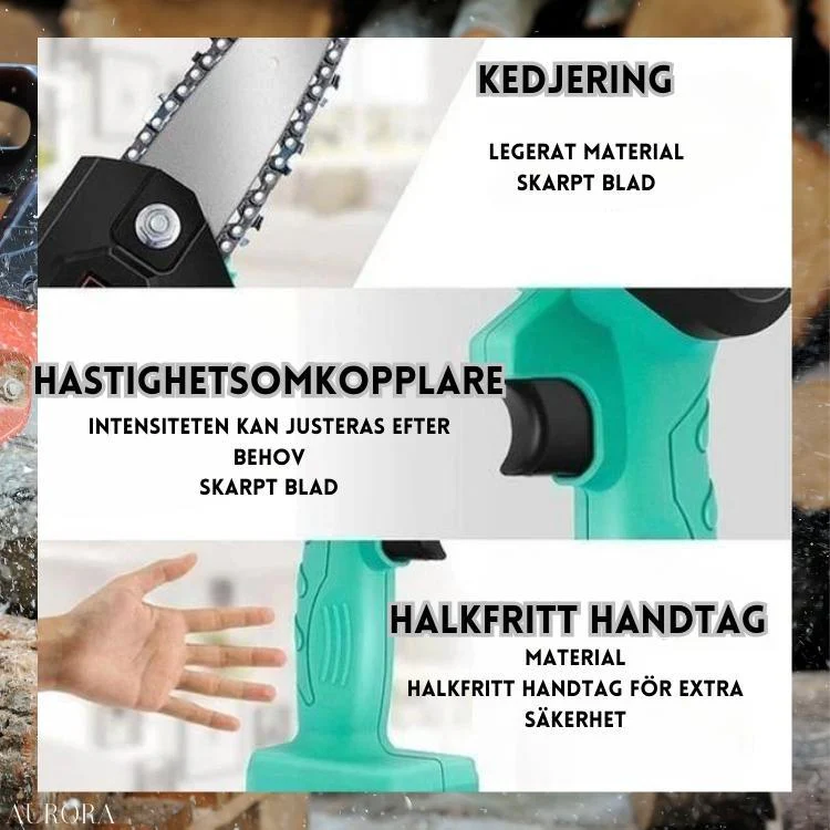 TILLFÄLLIGT 50% RABATT | TurboSaw™ | Hugg ved på några minuter - Image 4